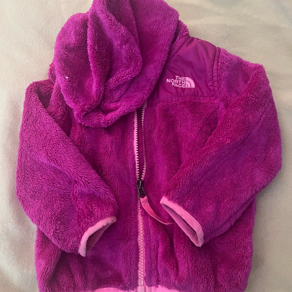 Pink 18-24 month north face fleece